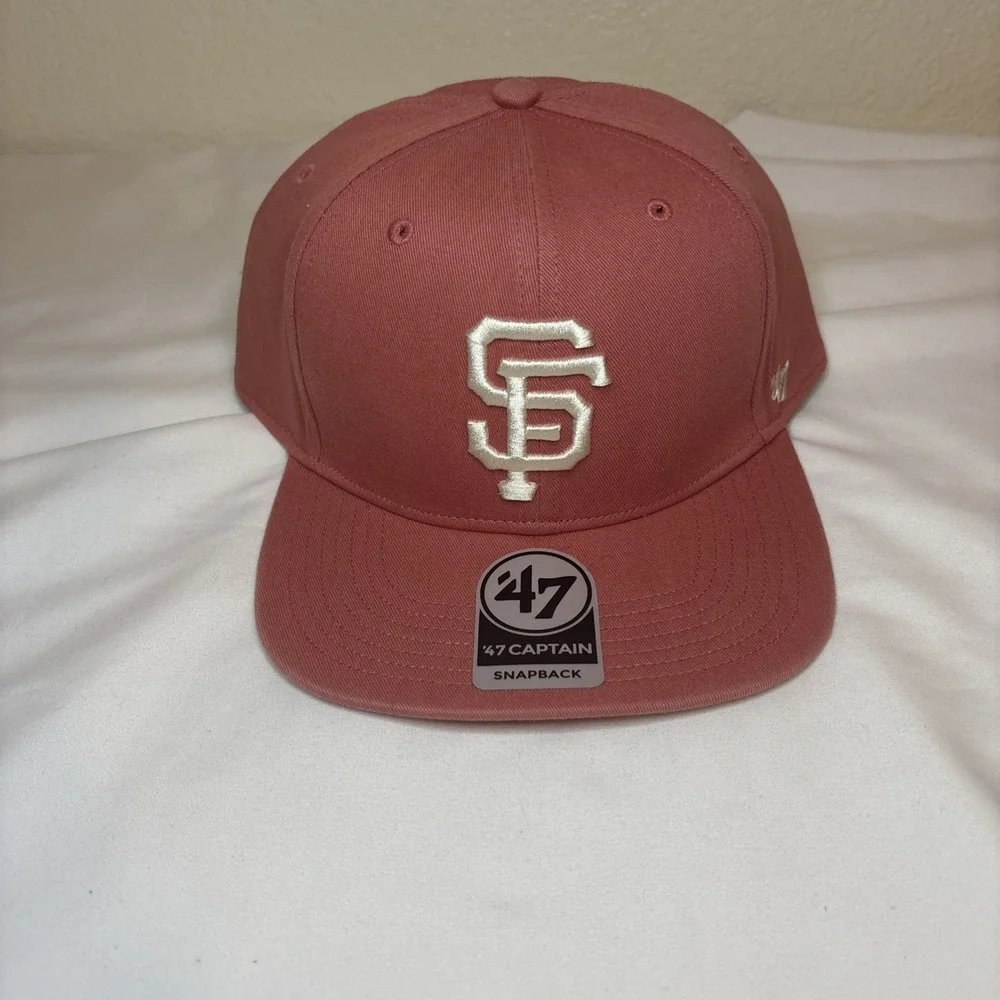 '47 FORTY SEVEN San Francisco Giants Snapback Hat Pink MLB‎ NWT